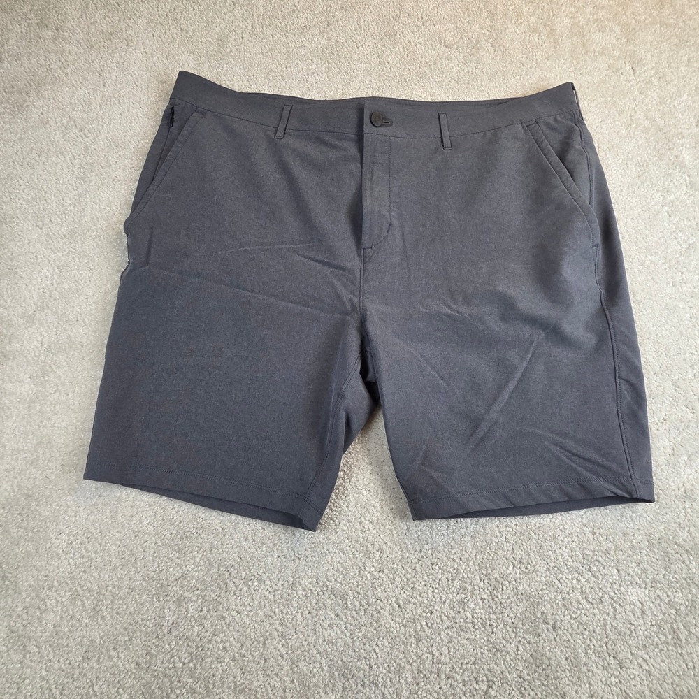 Pubic Rec Men's Dealmaker Shorts Size 42x8 Gray Lightweight Quick Dry Athletic